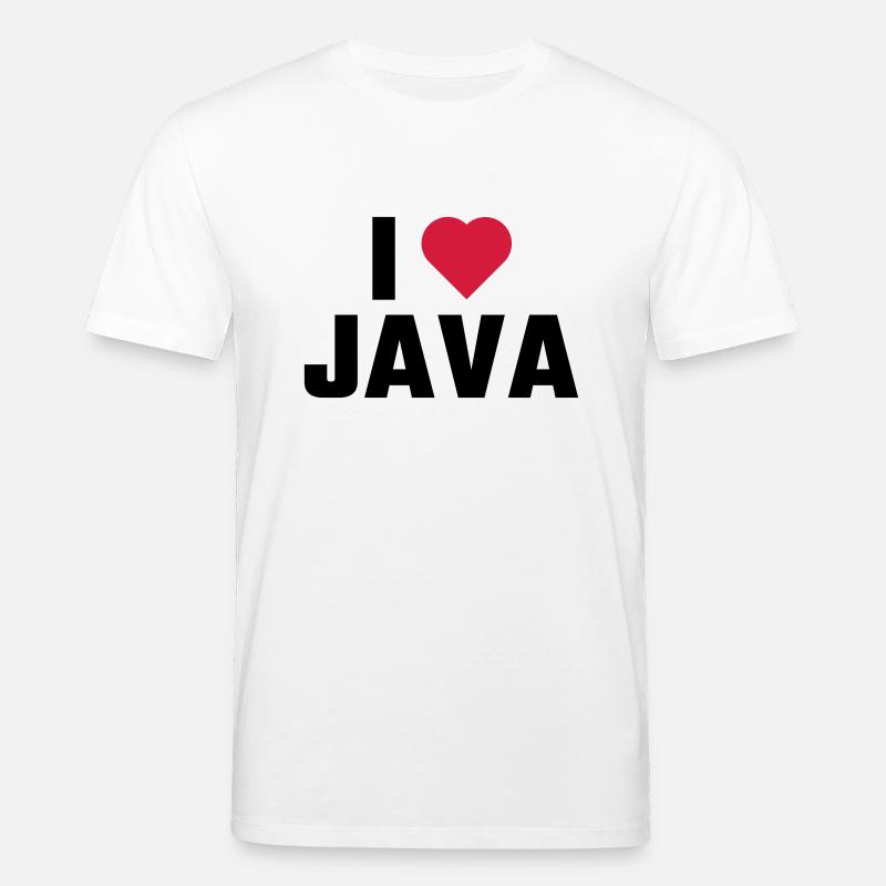 Adoro JAVA - Maglietta ecologica unisex CREATOR di Stanley/Stella - bianco