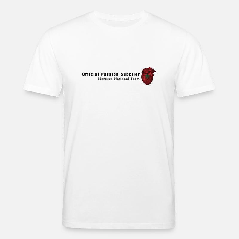 Marokko Fanshirt “Leidenschaft & Herz” - Stanley/Stella Unisex Bio-T-Shirt CREATOR  - Weiß