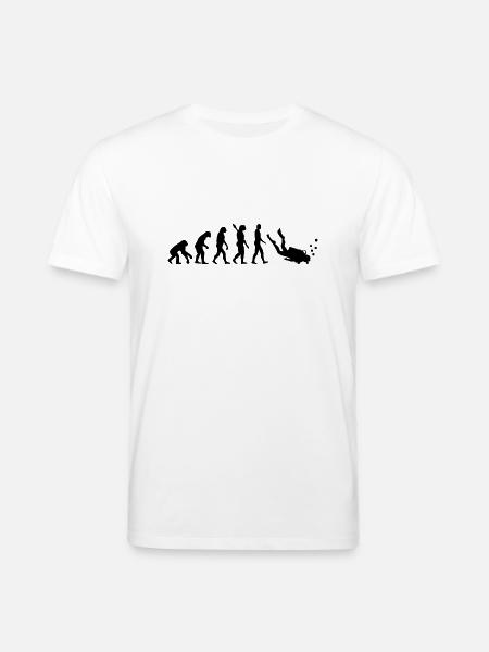 Evolution Tauchen - Stanley/Stella Unisex Bio-T-Shirt CREATOR - Weiß