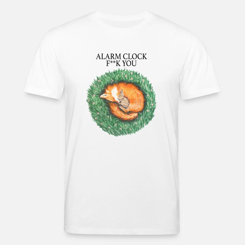 Fuchs und Hase schlafen friedlich - Stanley/Stella Unisex Bio-T-Shirt CREATOR  - Weiß