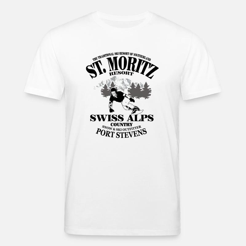 Snowboarding - Stanley/Stella Unisex Bio-T-Shirt CREATOR  - Weiß