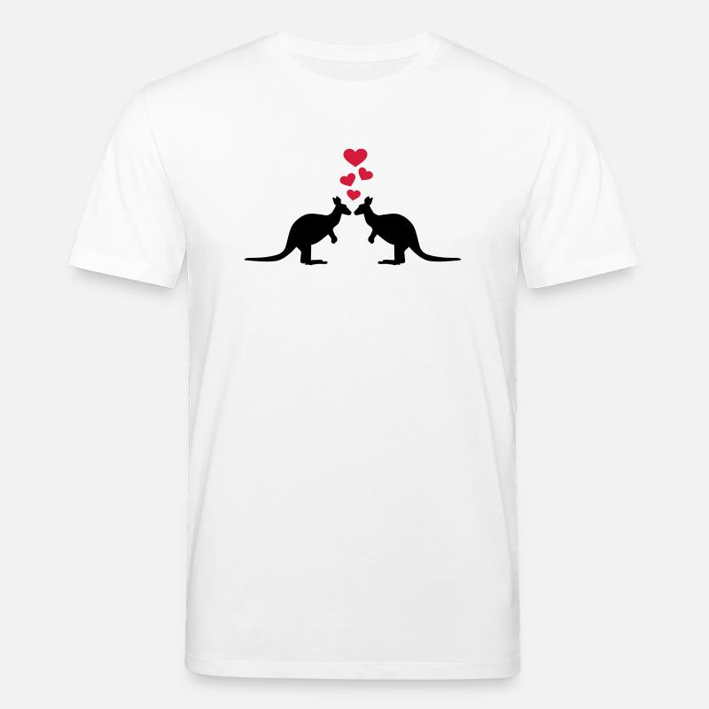 Kangaroo - Stanley/Stella CREATOR Unisex Organic T-Shirt - white