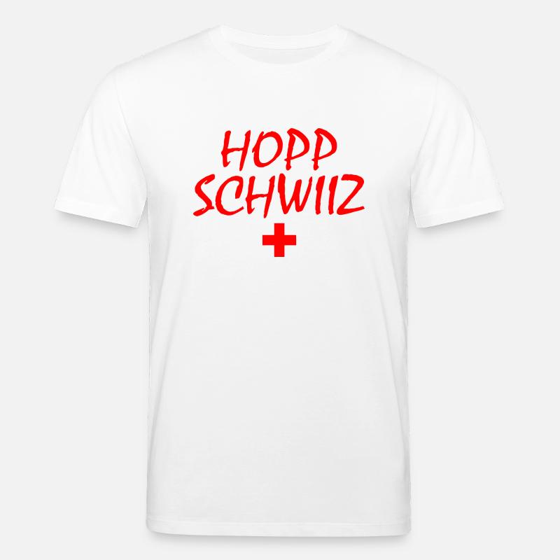 Hopp schwiiz - Stanley/Stella Unisex Bio-T-Shirt CREATOR  - Weiß