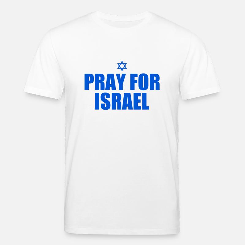 Pray for israel - Stanley/Stella Unisex Bio-T-Shirt CREATOR  - Weiß