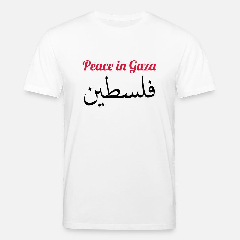 Peace in Gaza - Stanley/Stella Unisex Bio-T-Shirt CREATOR  - Weiß