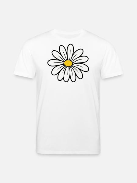 Gänseblümchen - Stanley/Stella Unisex Bio-T-Shirt CREATOR - Weiß