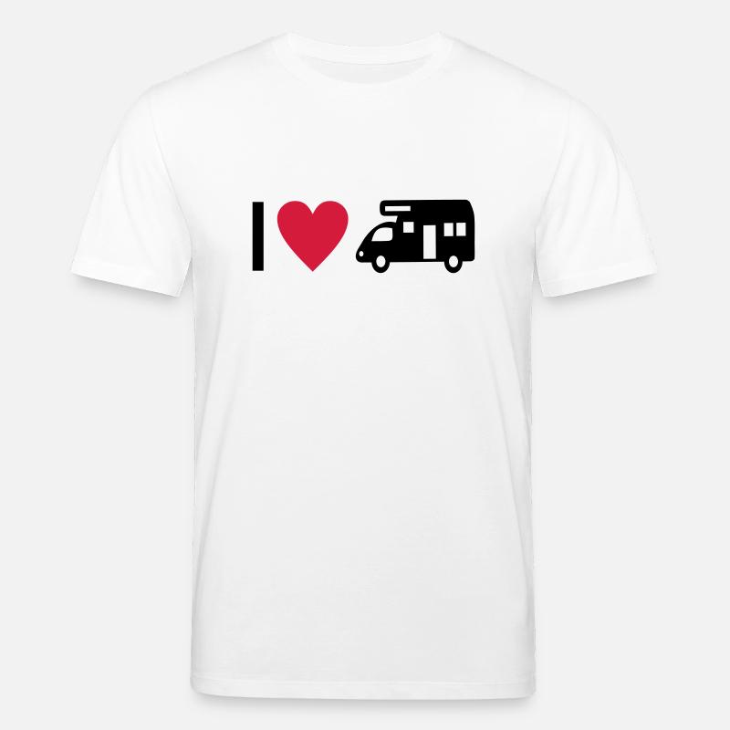 J’adore le camping - T-shirt bio CREATOR Stanley/Stella Unisexe - blanc