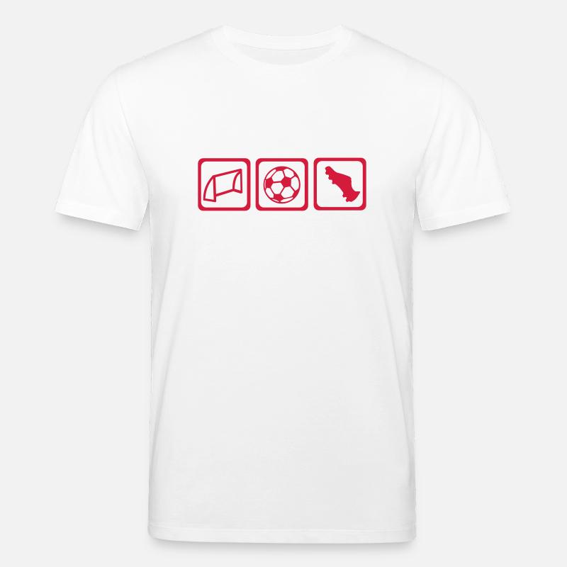 Fußball - Stanley/Stella Unisex Bio-T-Shirt CREATOR  - Weiß