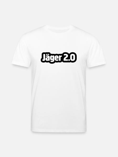 jäger 2.0 - Stanley/Stella Unisex Bio-T-Shirt CREATOR - Weiß