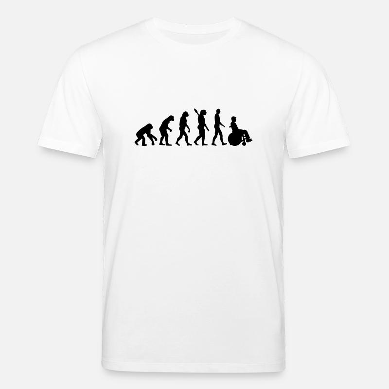 Rollstuhl - Stanley/Stella Unisex Bio-T-Shirt CREATOR  - Weiß