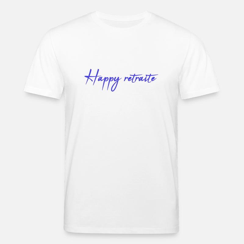 RETRAITE. RETRAITE. RETRAITEE. RETRAITE - T-shirt bio CREATOR Stanley/Stella Unisexe - blanc