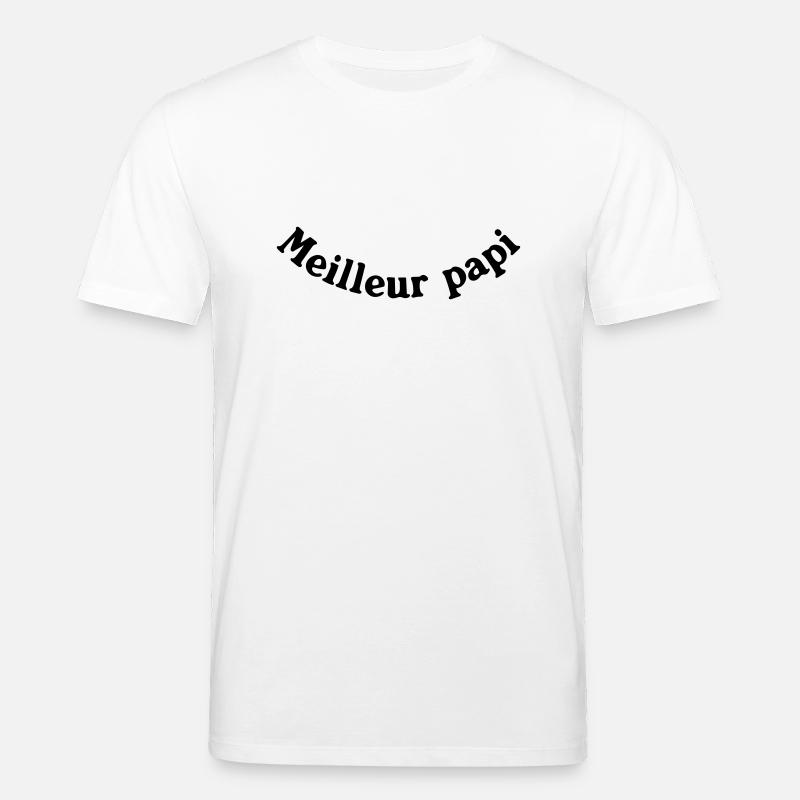 BESTE PAPI - Stanley/Stella Unisex Bio-T-Shirt CREATOR  - Weiß