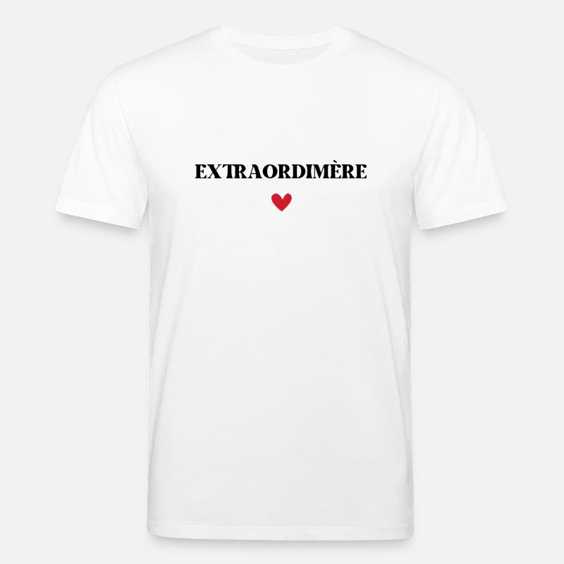 Außergewöhnlich - Außergewöhnliche Mutter - Stanley/Stella Unisex Bio-T-Shirt CREATOR  - Weiß