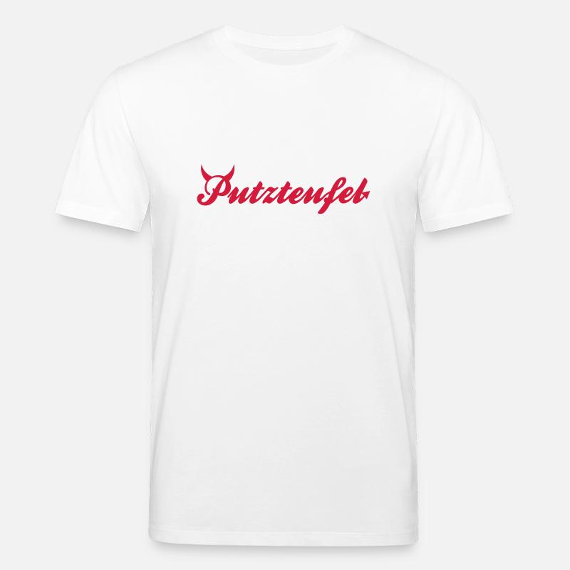 Le démon du ménage - T-shirt bio CREATOR Stanley/Stella Unisexe - blanc