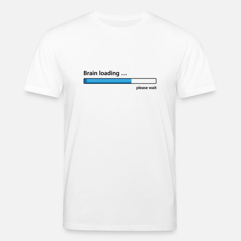 Brain loading please wait - Stanley/Stella Unisex Bio-T-Shirt CREATOR  - Weiß