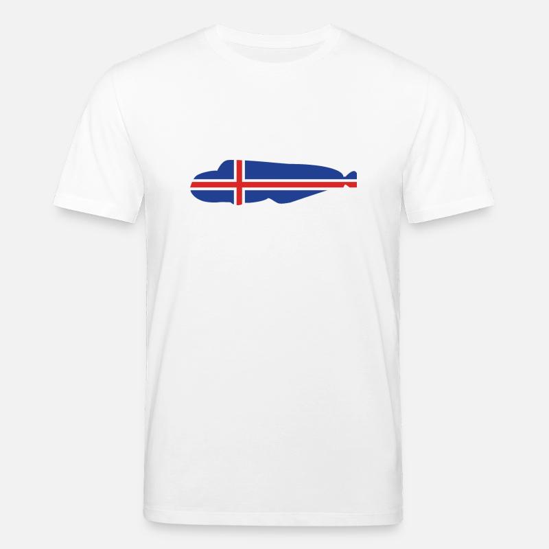 Seewolf_Island_umriss - Stanley/Stella Unisex Bio-T-Shirt CREATOR  - Weiß