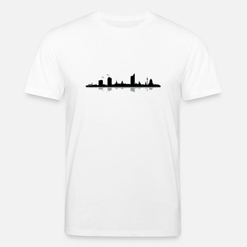 Leipzig Skyline - Stanley/Stella Unisex Bio-T-Shirt CREATOR  - Weiß