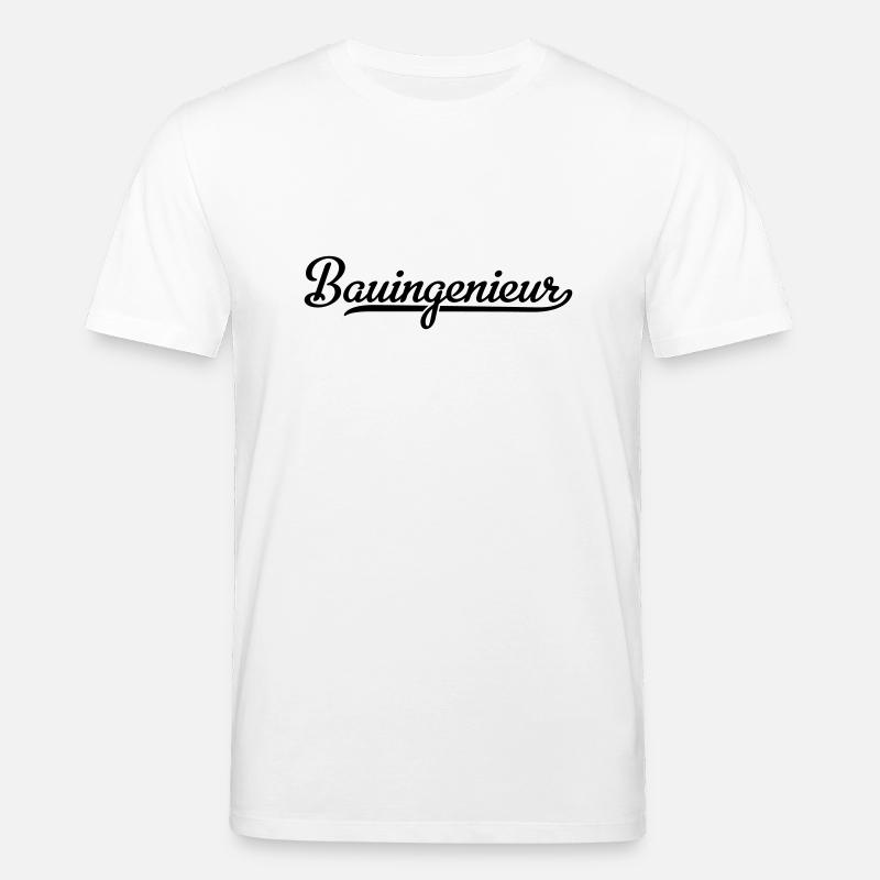 Bauingenieur - Stanley/Stella Unisex Bio-T-Shirt CREATOR  - Weiß