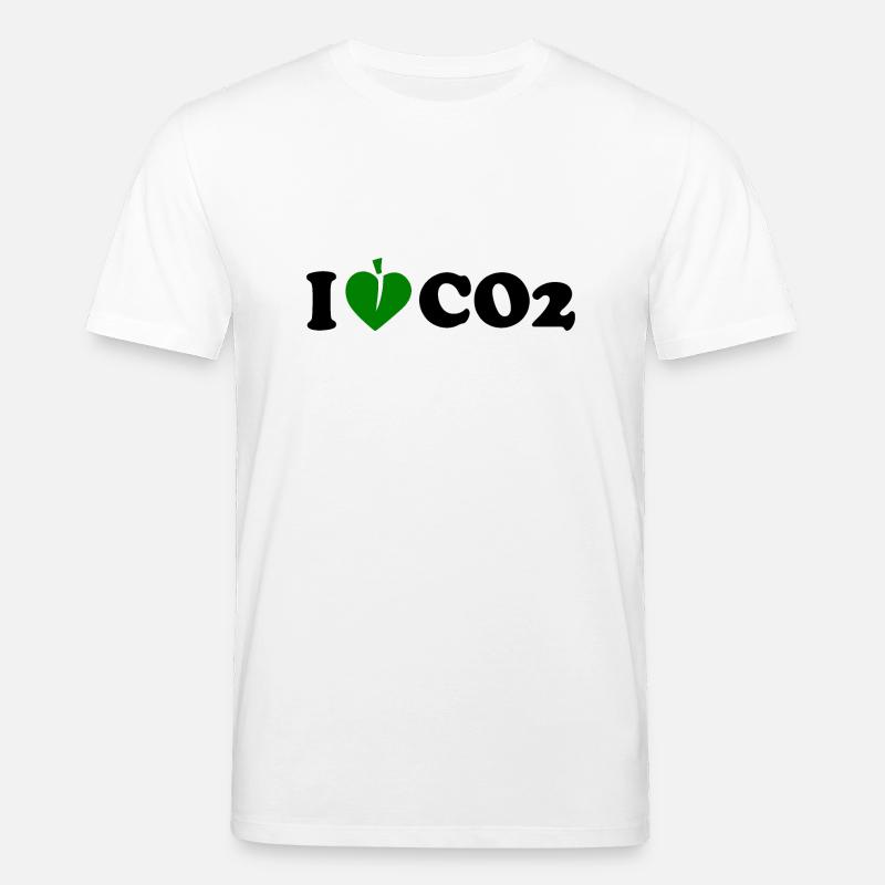 I love co2 - Stanley/Stella Unisex Bio-T-Shirt CREATOR  - Weiß