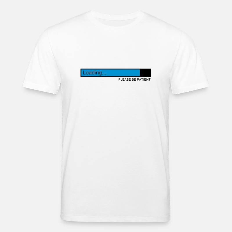 loading / loading bar / pc / download - Stanley/Stella CREATOR Unisex Organic T-Shirt - white
