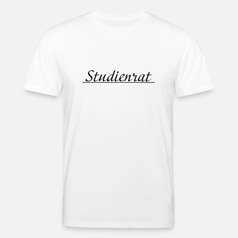 Studienrat schwarz - Stanley/Stella Unisex Bio-T-Shirt CREATOR - Weiß