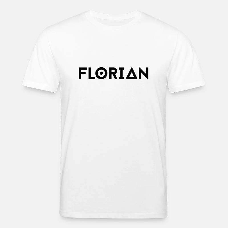 Prénom Florian - T-shirt bio CREATOR Stanley/Stella Unisexe - blanc