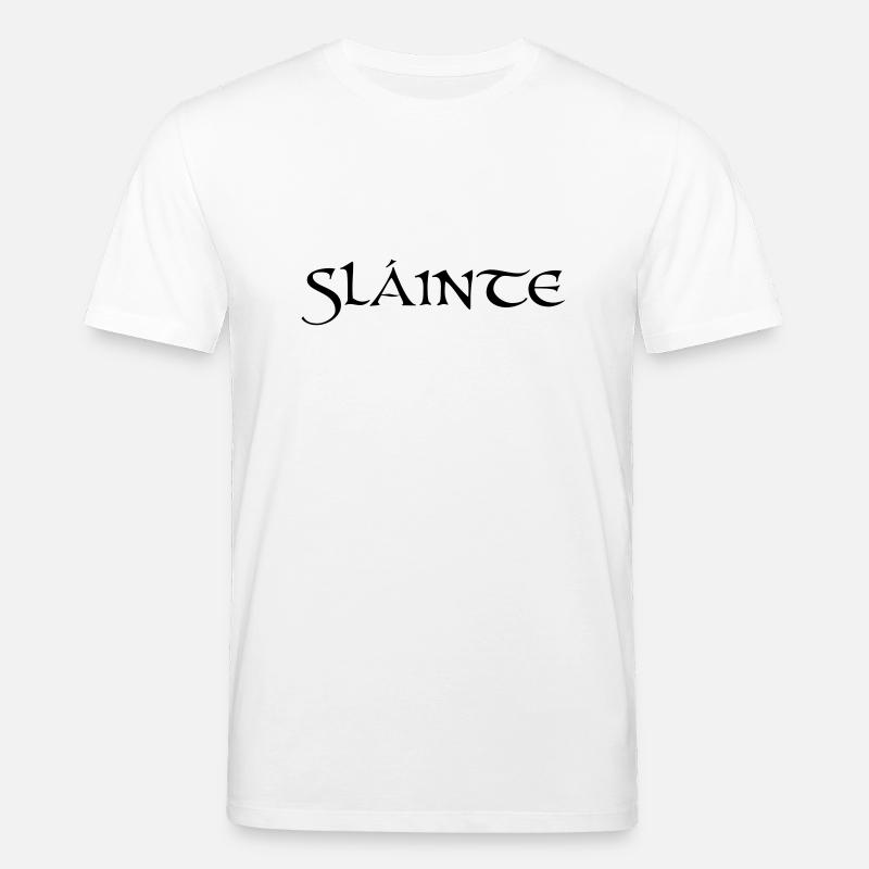 Slainte text de - Stanley/Stella Unisex Bio-T-Shirt CREATOR  - Weiß