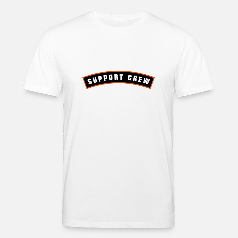 SUPPORT CREW Patch - T-shirt bio CREATOR Stanley/Stella Unisexe - blanc