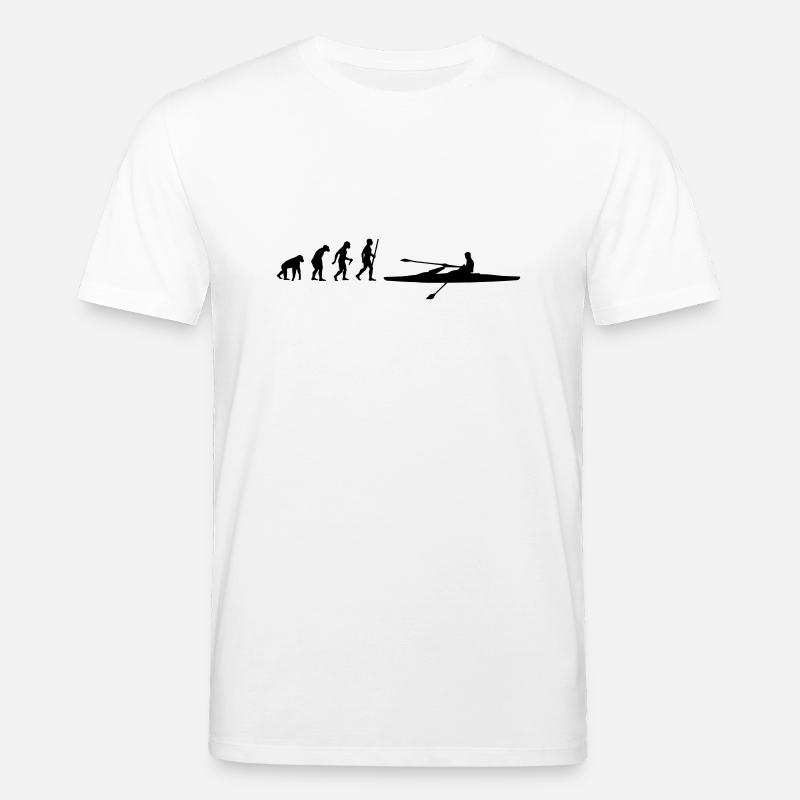 Rower Evolution - Stanley/Stella CREATOR Unisex Organic T-Shirt - white