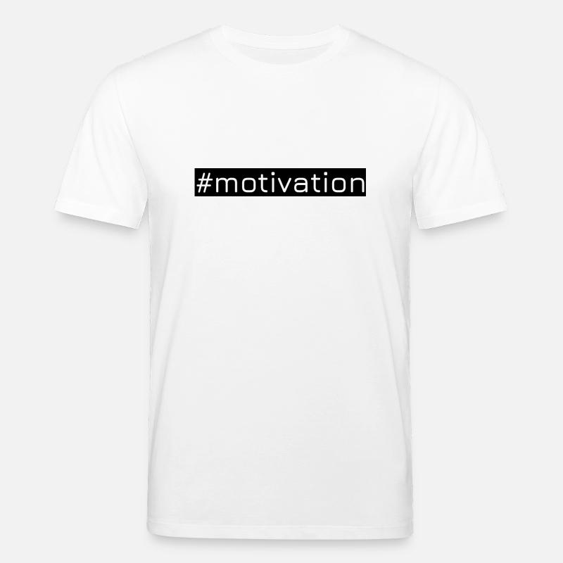 #motivation - T-shirt bio CREATOR Stanley/Stella Unisexe - blanc