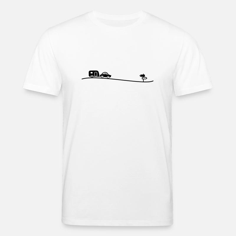 Auto Camping - Stanley/Stella Unisex Bio-T-Shirt CREATOR  - Weiß