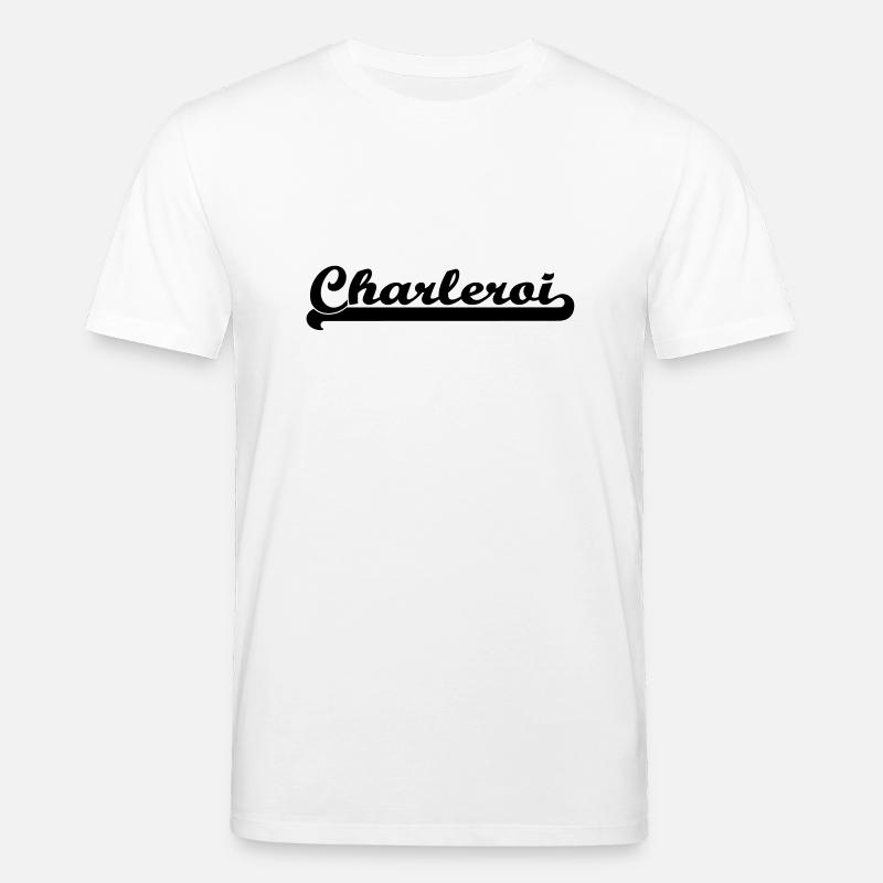 écrit charleroi - T-shirt bio CREATOR Stanley/Stella Unisexe - blanc