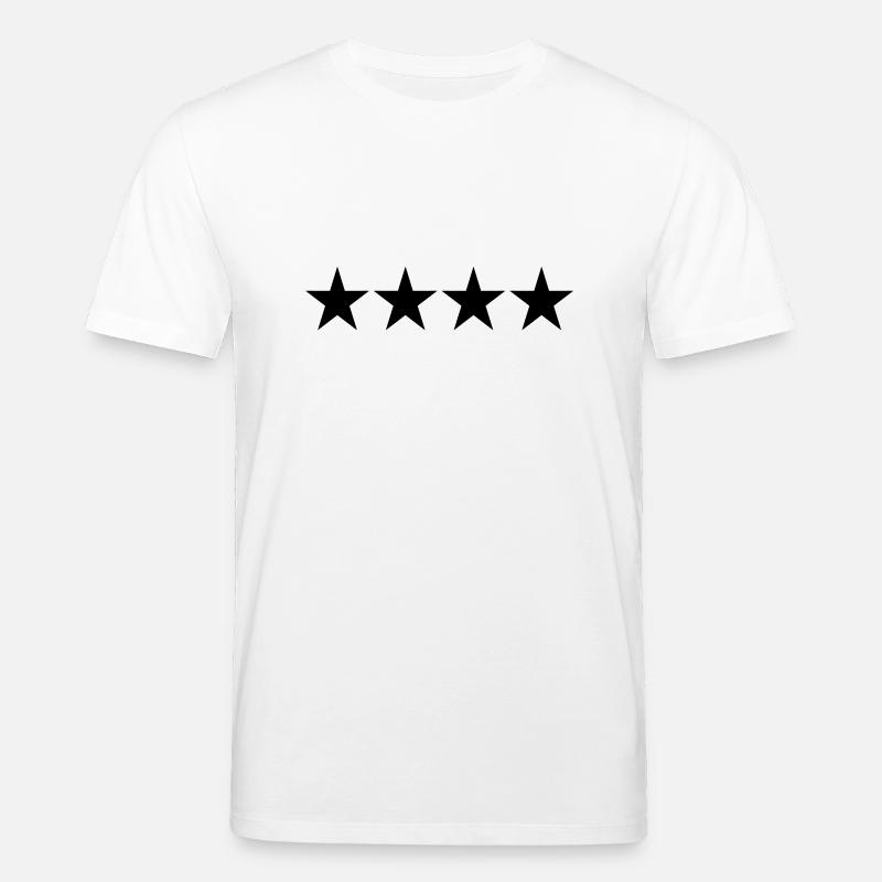4 Sterne - Stanley/Stella Unisex Bio-T-Shirt CREATOR  - Weiß