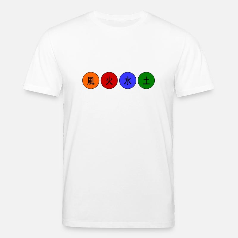 Japanische Elemente - Stanley/Stella Unisex Bio-T-Shirt CREATOR  - Weiß