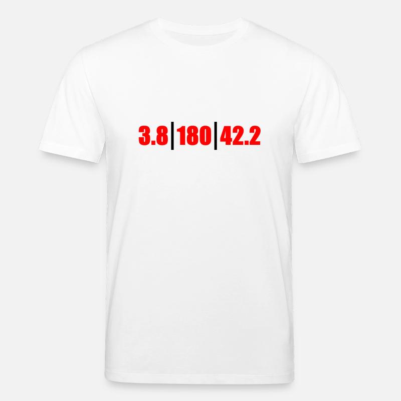 Triathlon Langdistanz km - Stanley/Stella Unisex Bio-T-Shirt CREATOR  - Weiß