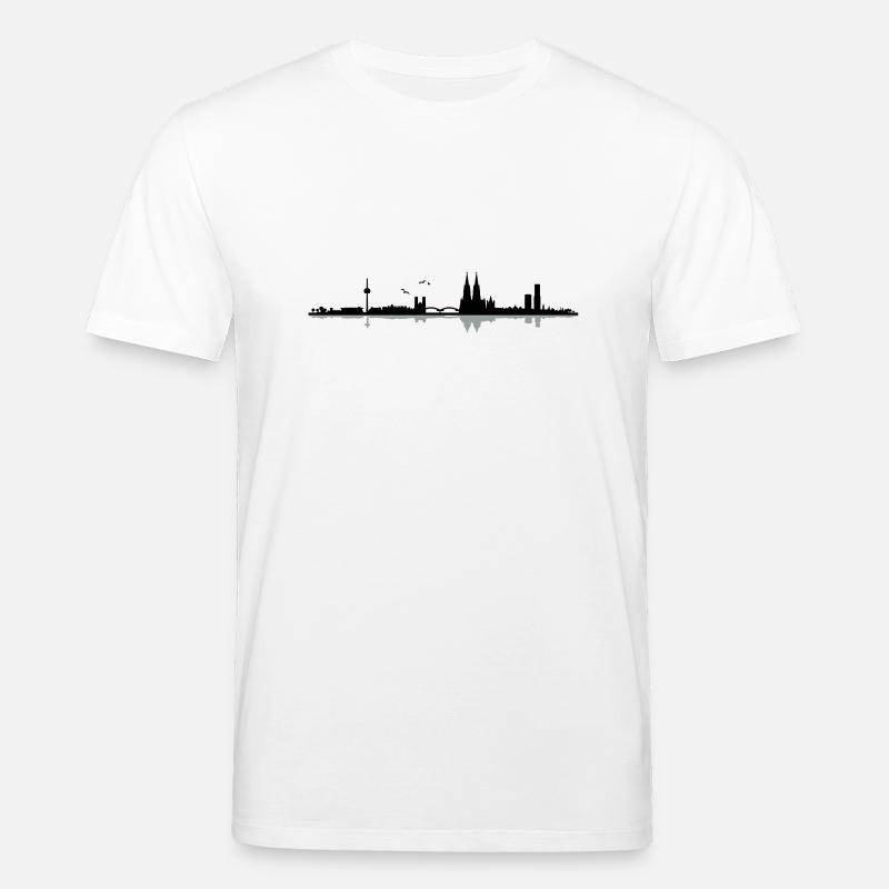 Köln Skyline - Stanley/Stella Unisex Bio-T-Shirt CREATOR  - Weiß