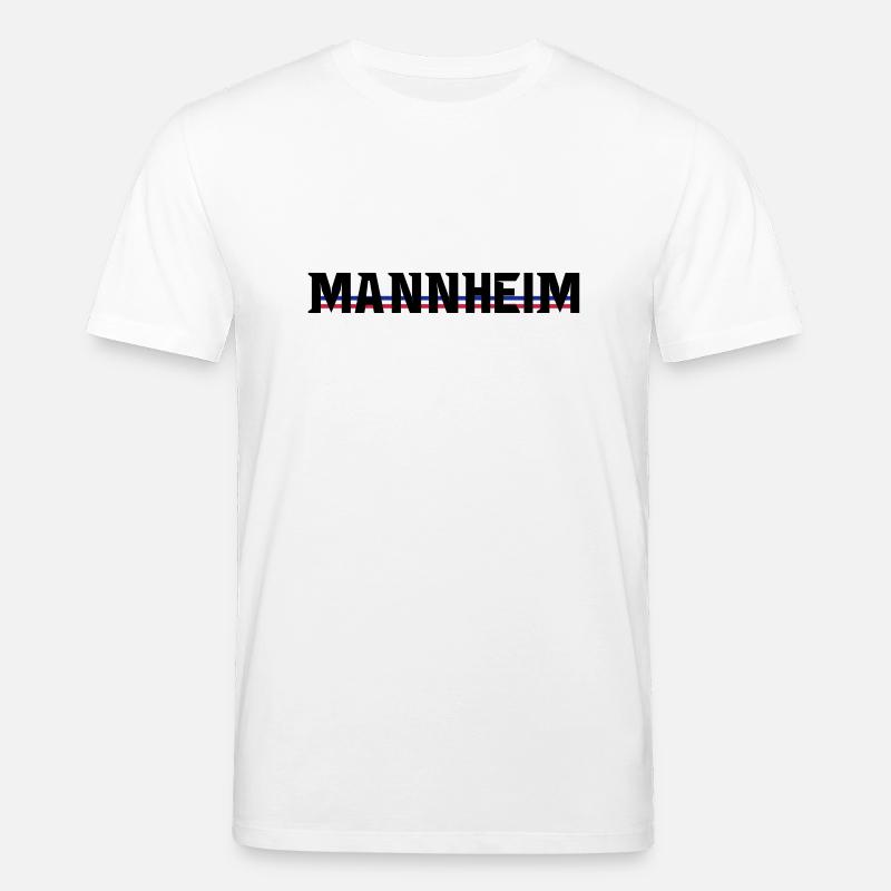 Mannheim-blau-weiss-rot - Stanley/Stella Unisex Bio-T-Shirt CREATOR  - Weiß