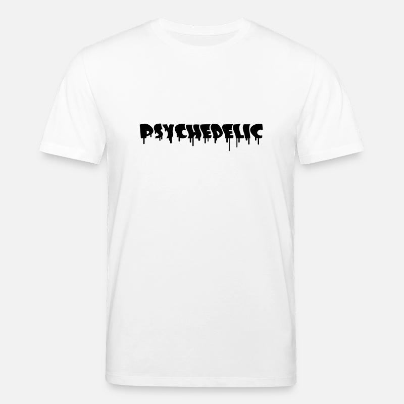 Psychedelic Graffiti - Stanley/Stella CREATOR Unisex Organic T-Shirt - white