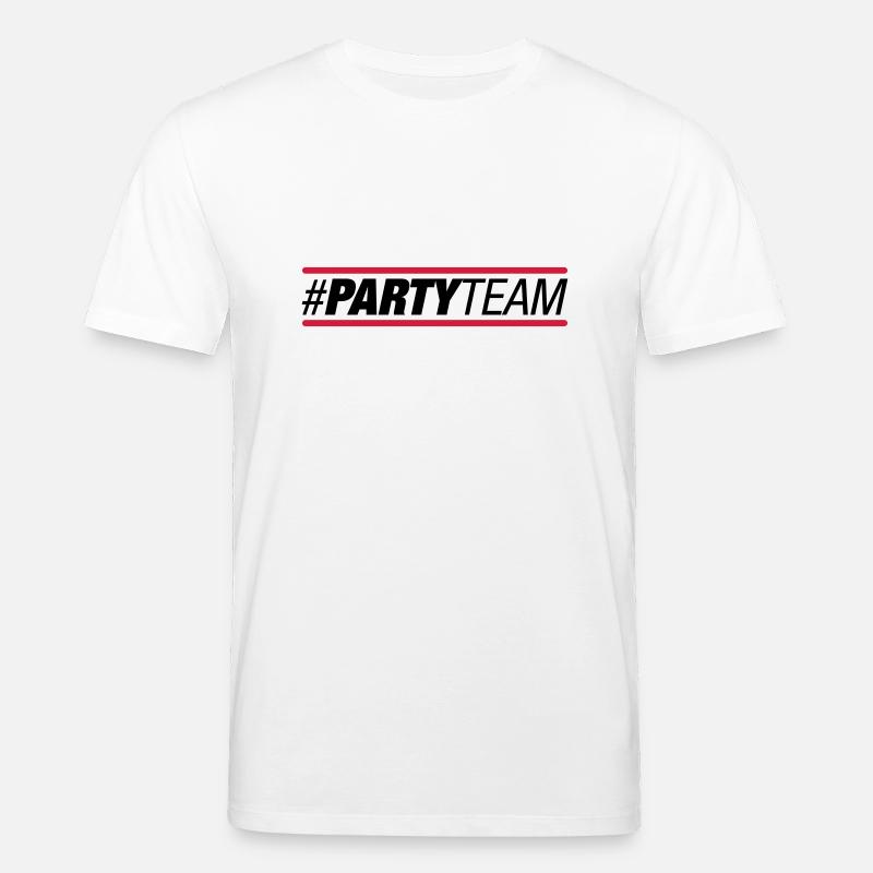 party_team_au2 - Stanley/Stella Unisex Bio-T-Shirt CREATOR  - Weiß
