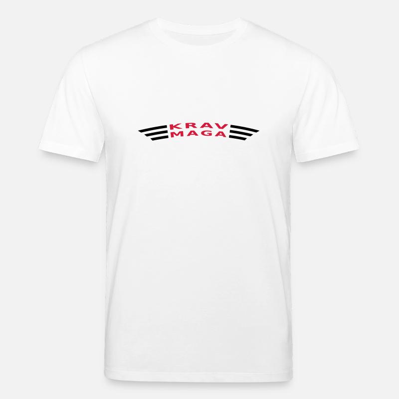 KRAV MAGA curved - Stanley/Stella Unisex Bio-T-Shirt CREATOR  - Weiß