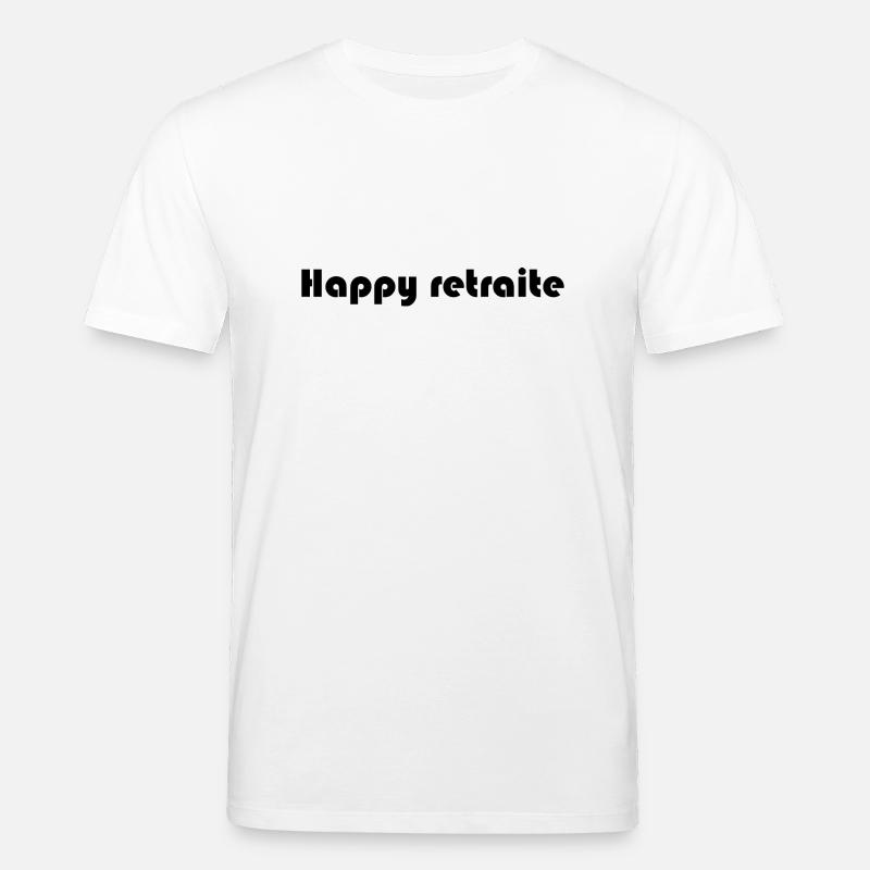 RETRAITE. RETRAITE. RETRAITEE. RETRAITE - T-shirt bio CREATOR Stanley/Stella Unisexe - blanc