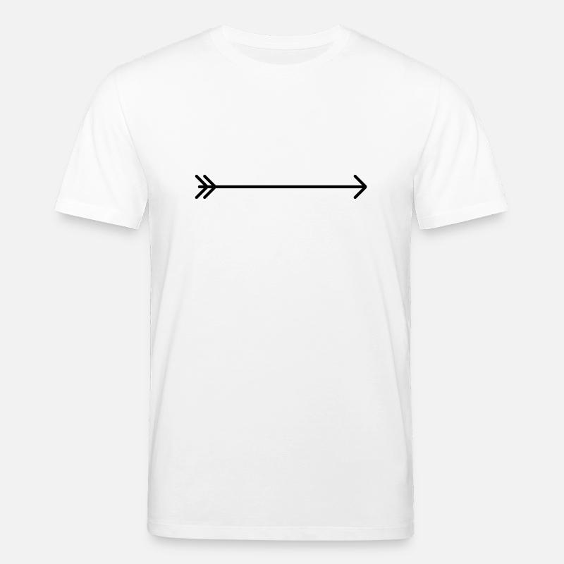 arrow - Stanley/Stella Unisex Bio-T-Shirt CREATOR  - Weiß