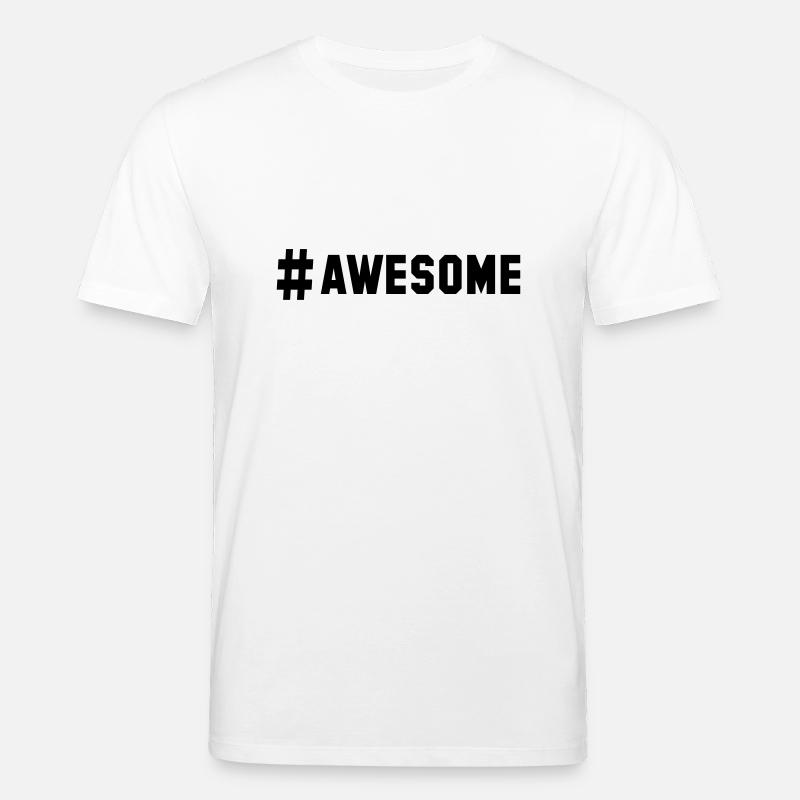 # awesome - Stanley/Stella Unisex Bio-T-Shirt CREATOR  - Weiß