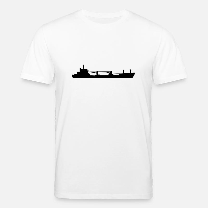Frachtschiff, Cargo Ship - Stanley/Stella Unisex Bio-T-Shirt CREATOR  - Weiß