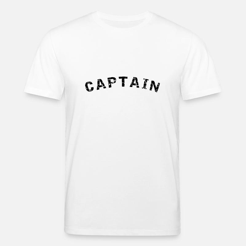 Conception de style capitaine - T-shirt bio CREATOR Stanley/Stella Unisexe - blanc