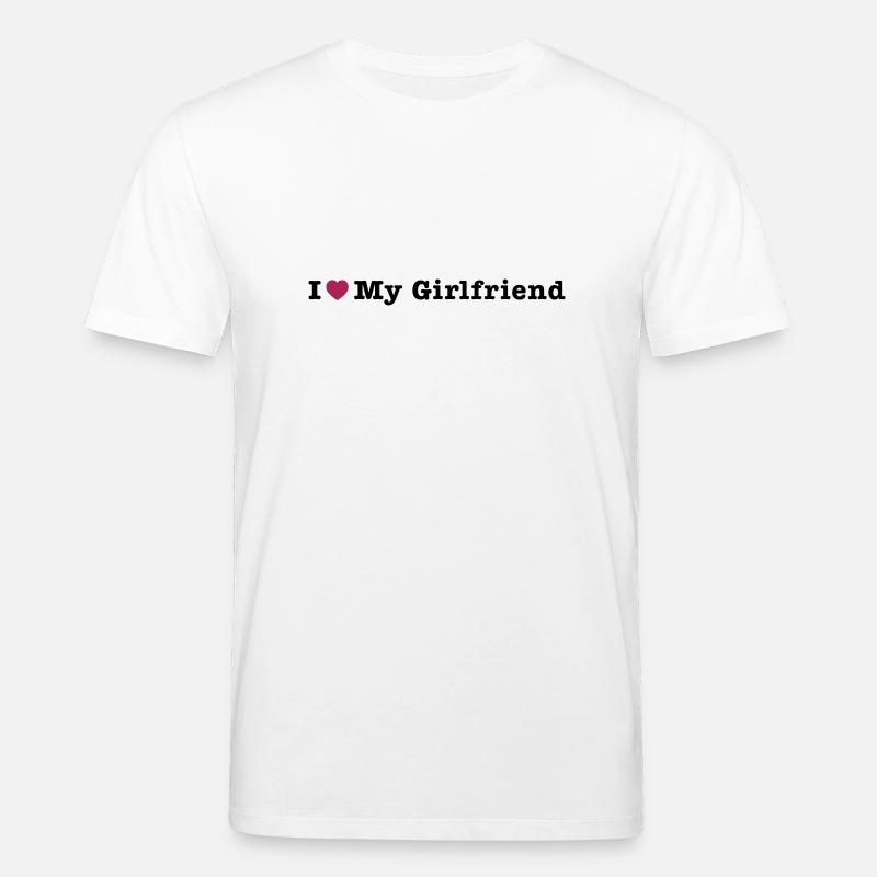 mp_i_love_my_girlfriend - Stanley/Stella Unisex Bio-T-Shirt CREATOR - Weiß