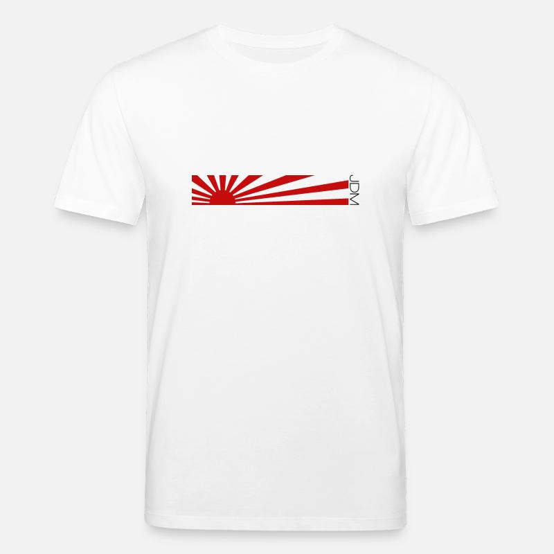 Conception de drapeau JDM - T-shirt bio CREATOR Stanley/Stella Unisexe - blanc