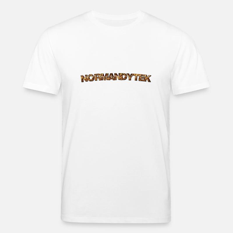 Normandytek script - Stanley/Stella CREATOR Unisex Organic T-Shirt - white