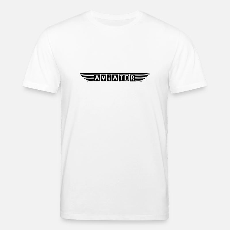 aviator_vec_1 de - Stanley/Stella Unisex Bio-T-Shirt CREATOR  - Weiß