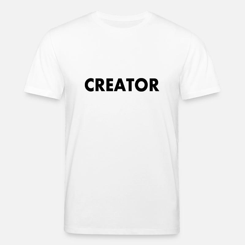Creator - Stanley/Stella Unisex Bio-T-Shirt CREATOR  - Weiß